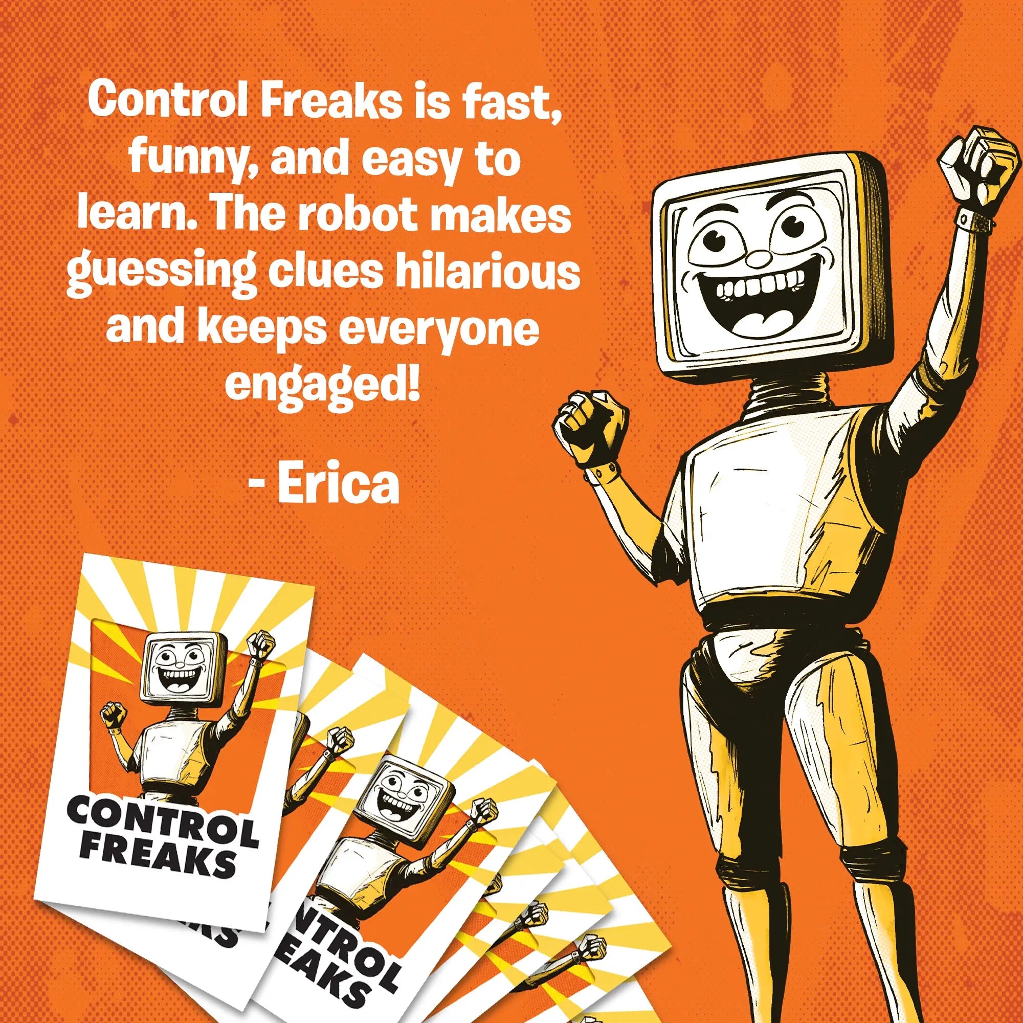 Controller Freags Control Freaks Robot Charades Party Game – The Uzzle